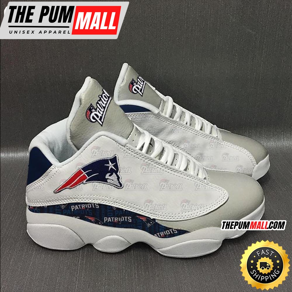 New England Patriots Nfl Ver 7 Air Jd 13 Sneaker