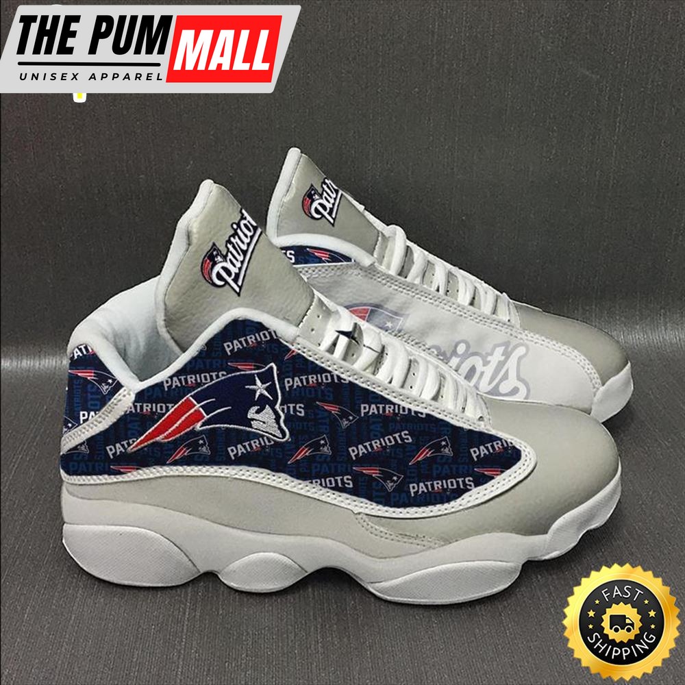 New England Patriots Nfl Ver 8 Air Jd 13 Sneaker
