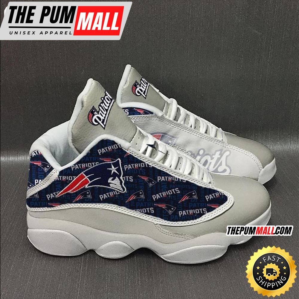 New England Patriots Nfl Ver 8 Air Jd 13 Sneaker