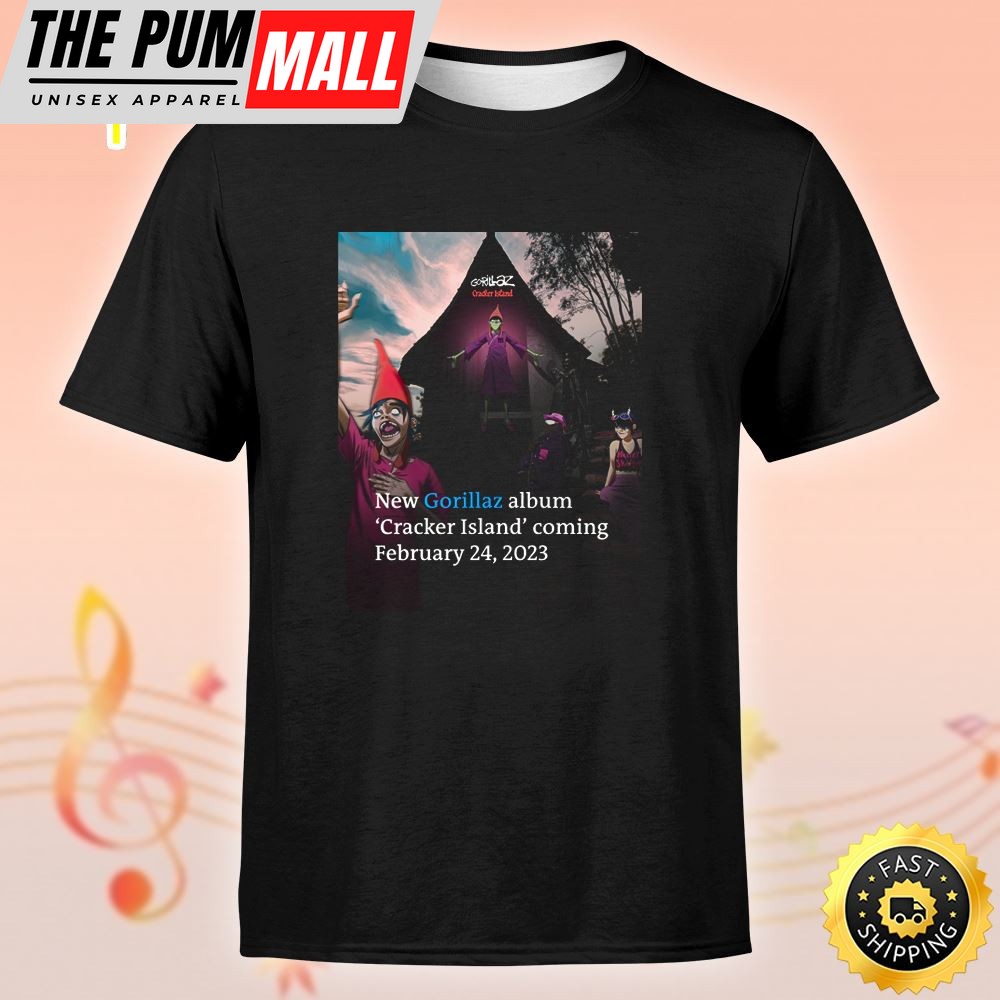 New Gorillaz Album Cracker Island Coming Basic Unisex T-Shirt