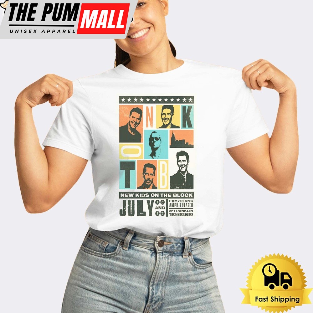 New Kid On The Block At FirstBank Amphitheater Franklin TN July 17, 2024 Unisex T-Shirt