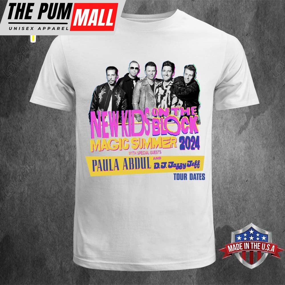New Kids On The Block Magic Summer Tour 2025 Dates T-shirt