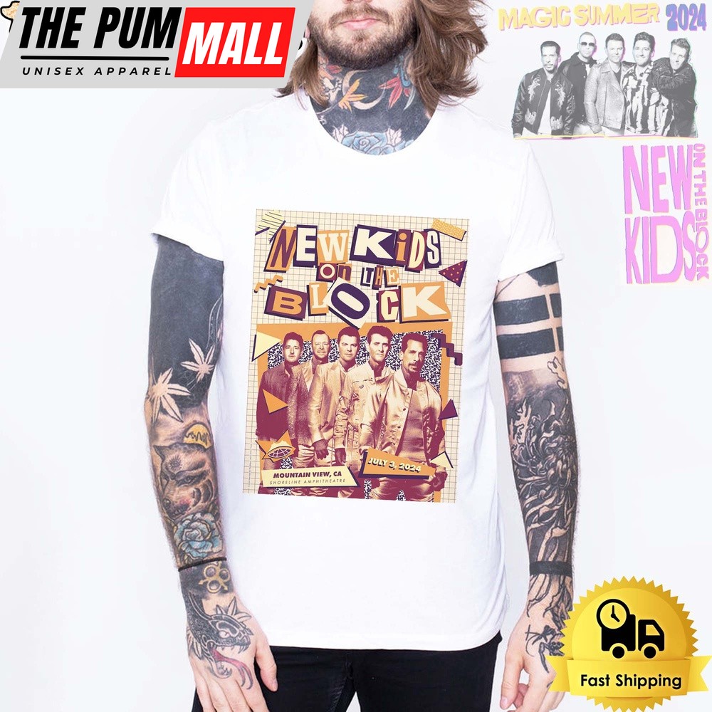 New Kids On The Block Mountain View CA Event Unisex T-Shirt