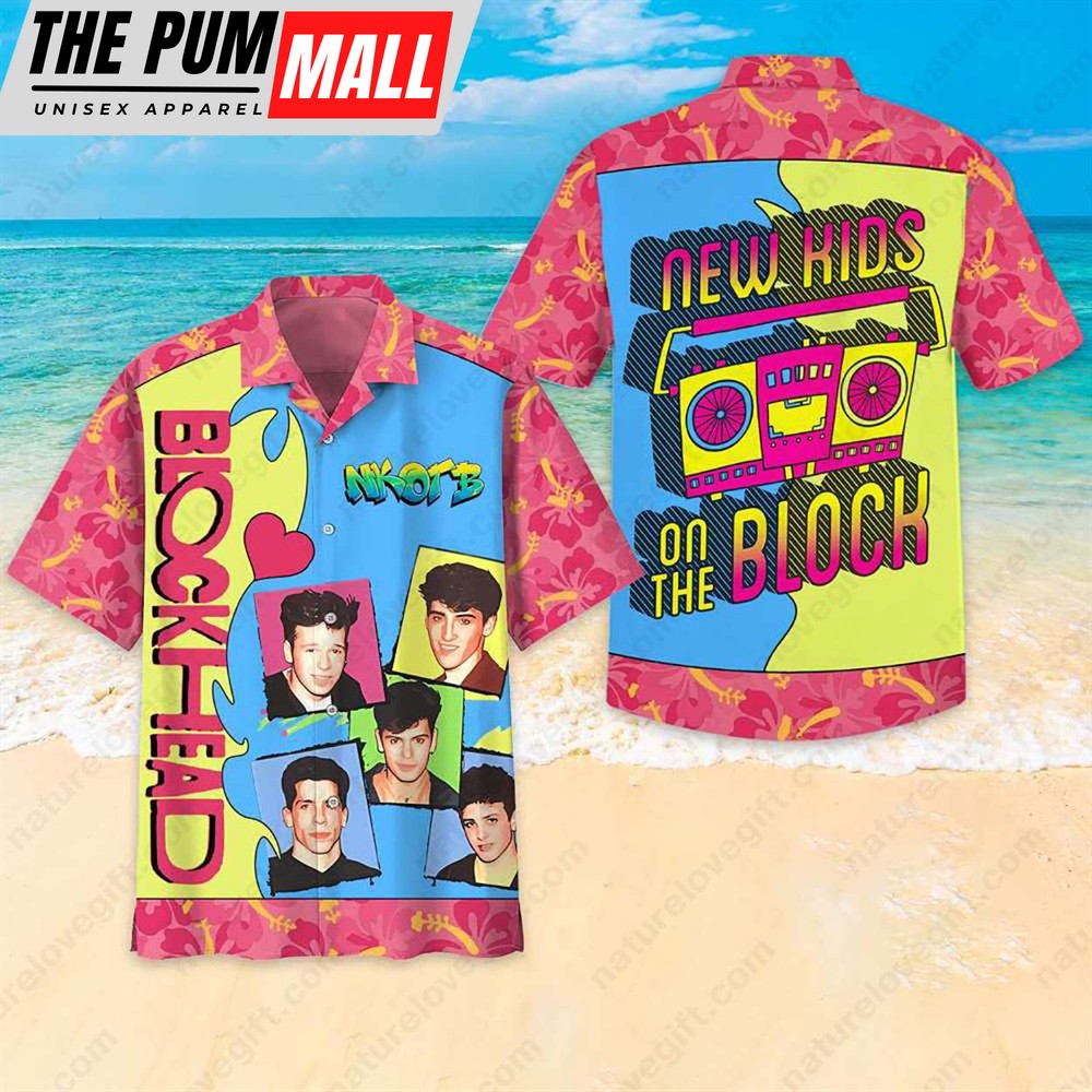 New Kids On The Block The Magic Summer 2024 Tour Hawaiian Shirt