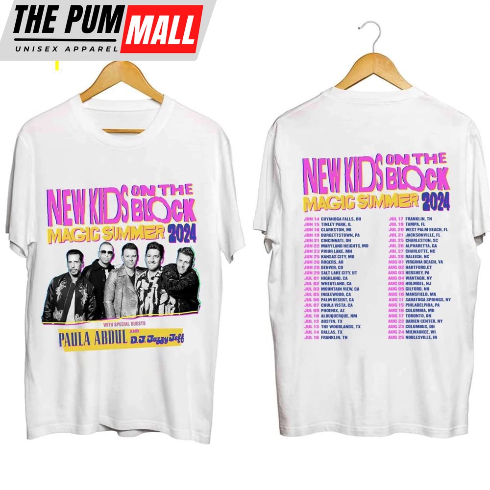 New Kids On The Block The Magic Summer Tour 2024 Shirt
