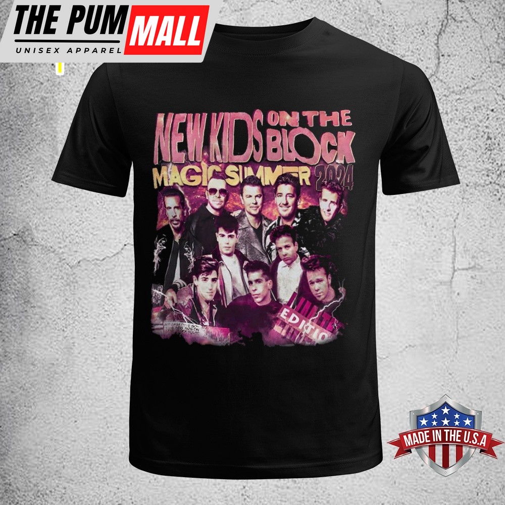 New Kids On The Block The Magic Summer Tour 2025 Unisex T-Shirt