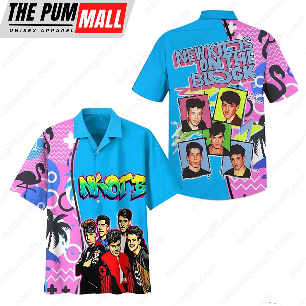New Kids On The Block Tour 2024 Summer Hawaiian Shirt