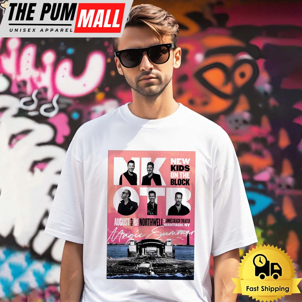 New Kids On The Block Tour In Wantagh NY 2024 Unisex T-Shirt