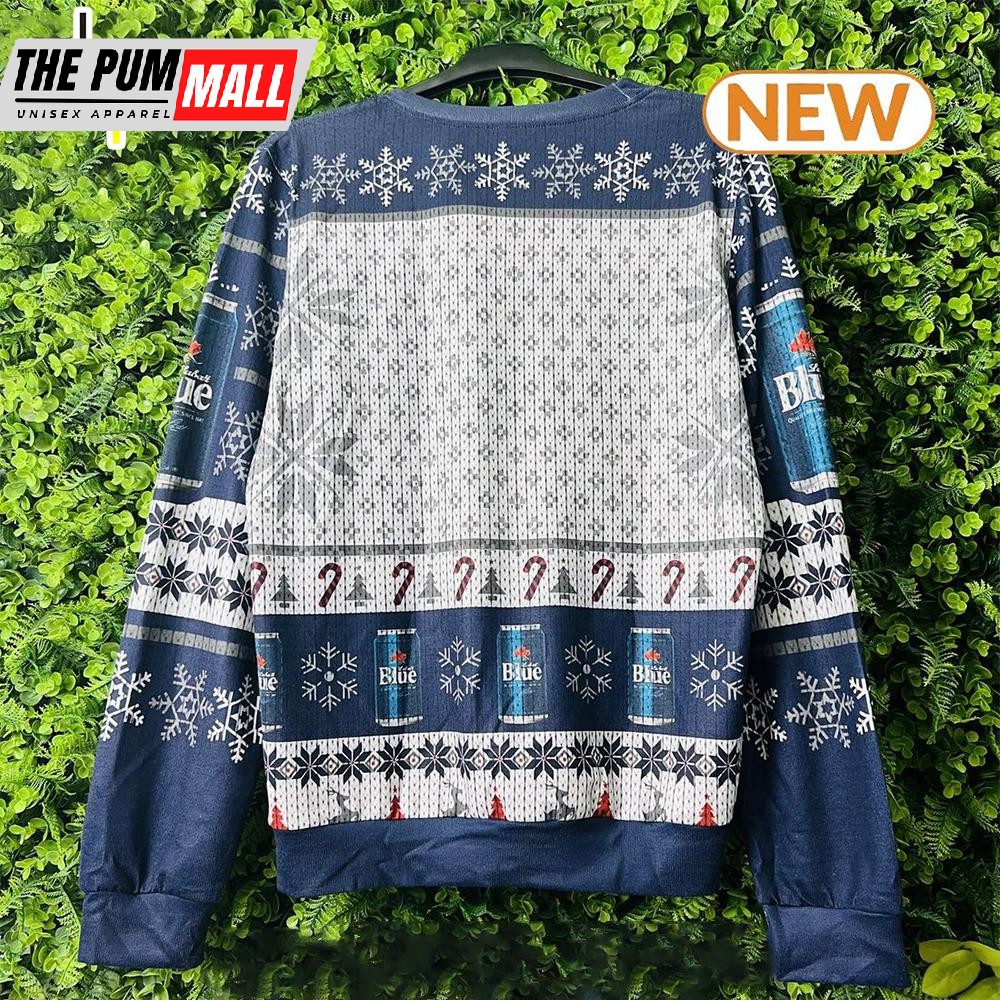New Labatt Blue Ugly Christmas Sweater Shirt, Sweatshirt
