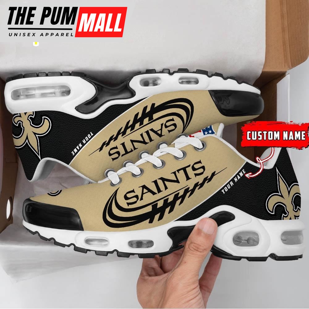 New Orleans Saints Football Custom NFL Sport Max Plus Shoes
