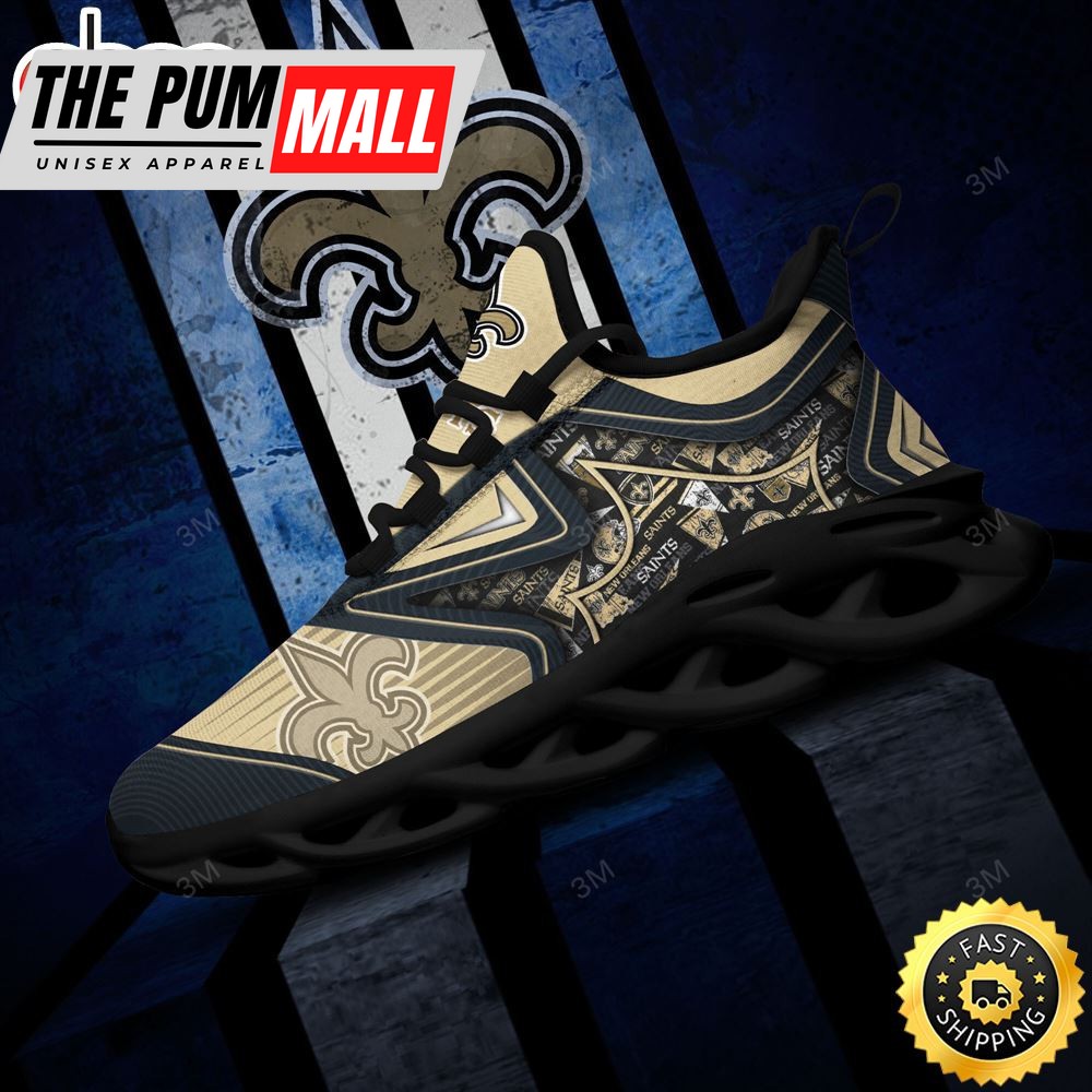 New Orleans Saints NFL Clunky Shoes Running Adults Sports Sneakers Gift For Football
