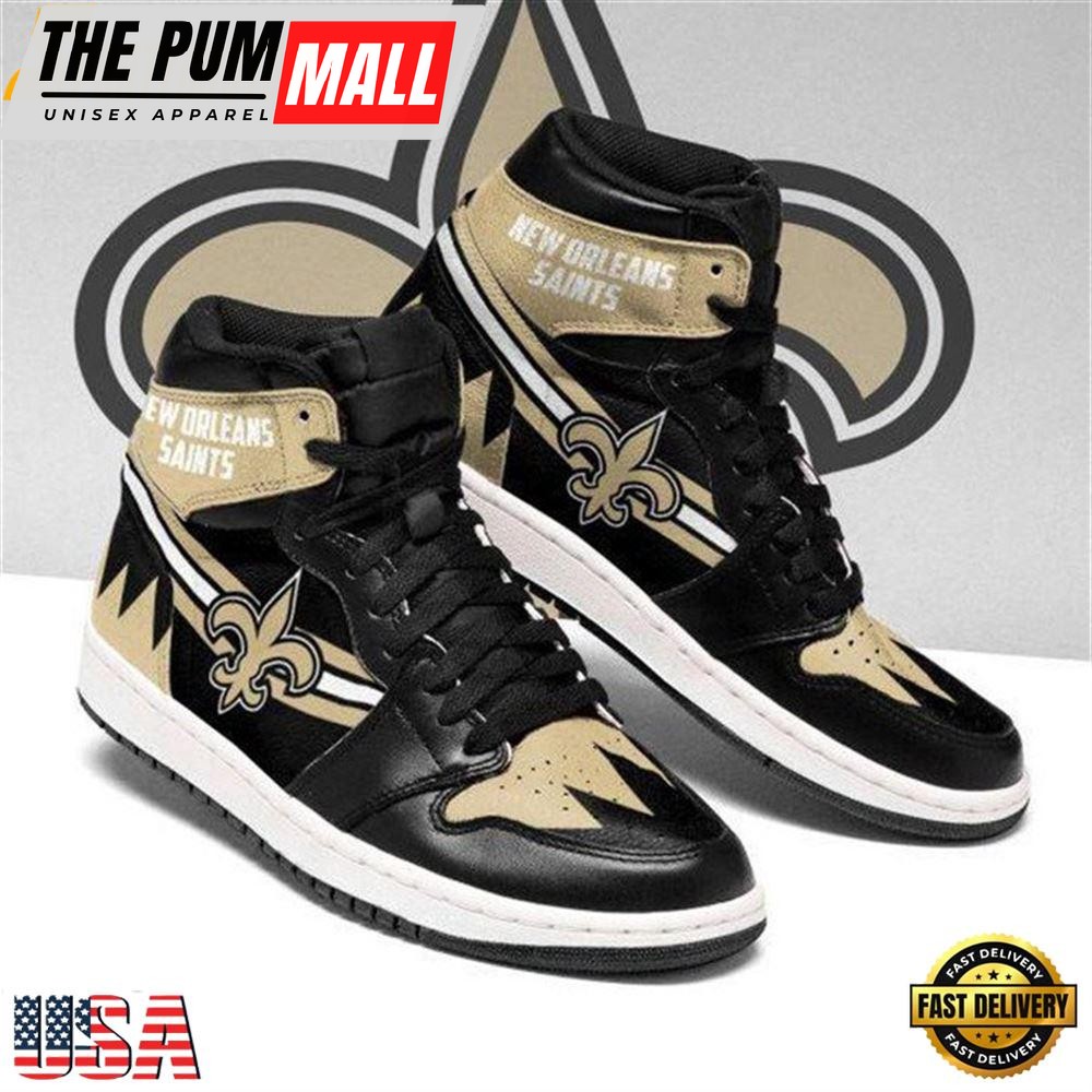 New Orleans Saints Nfl Football Air Jd Sneaker Boots Shoes For Men Women