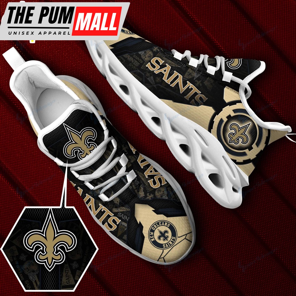 New Orleans Saints NFL Team Sport Max Soul Shoes Gift For Fans