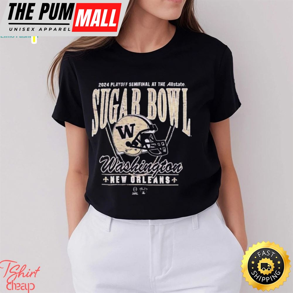 New Orleans, Washington Huskies 2025 Cfp Sugar Bowl Shirt