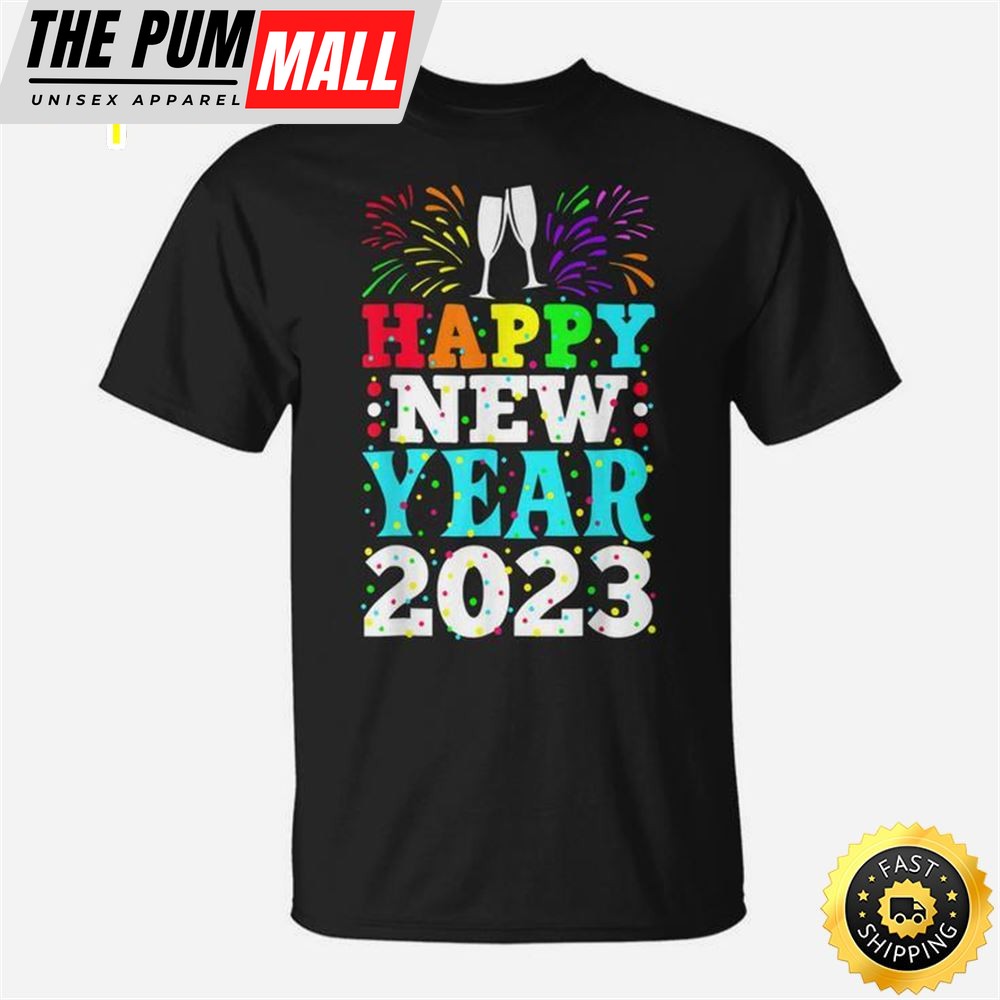 New Years Eve Party Supplies Kids Nye 2025 Happy New Year T-shirt Unisex Tee