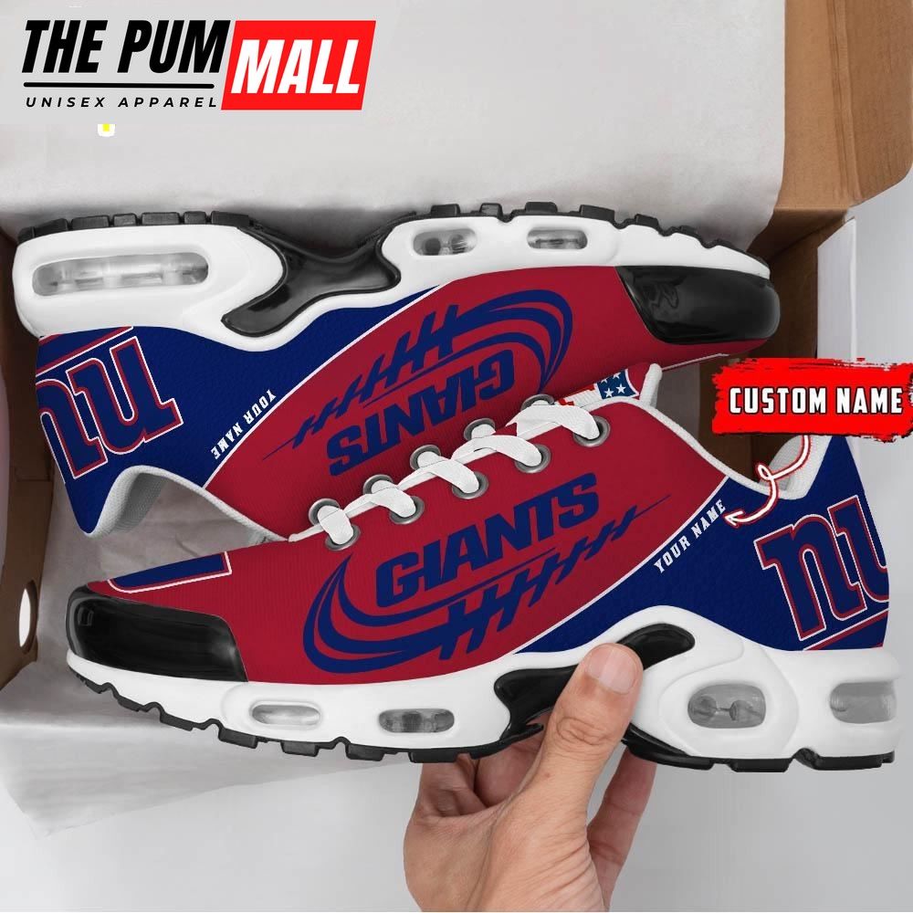 New York Giants Football Custom NFL Sport Max Plus Shoes