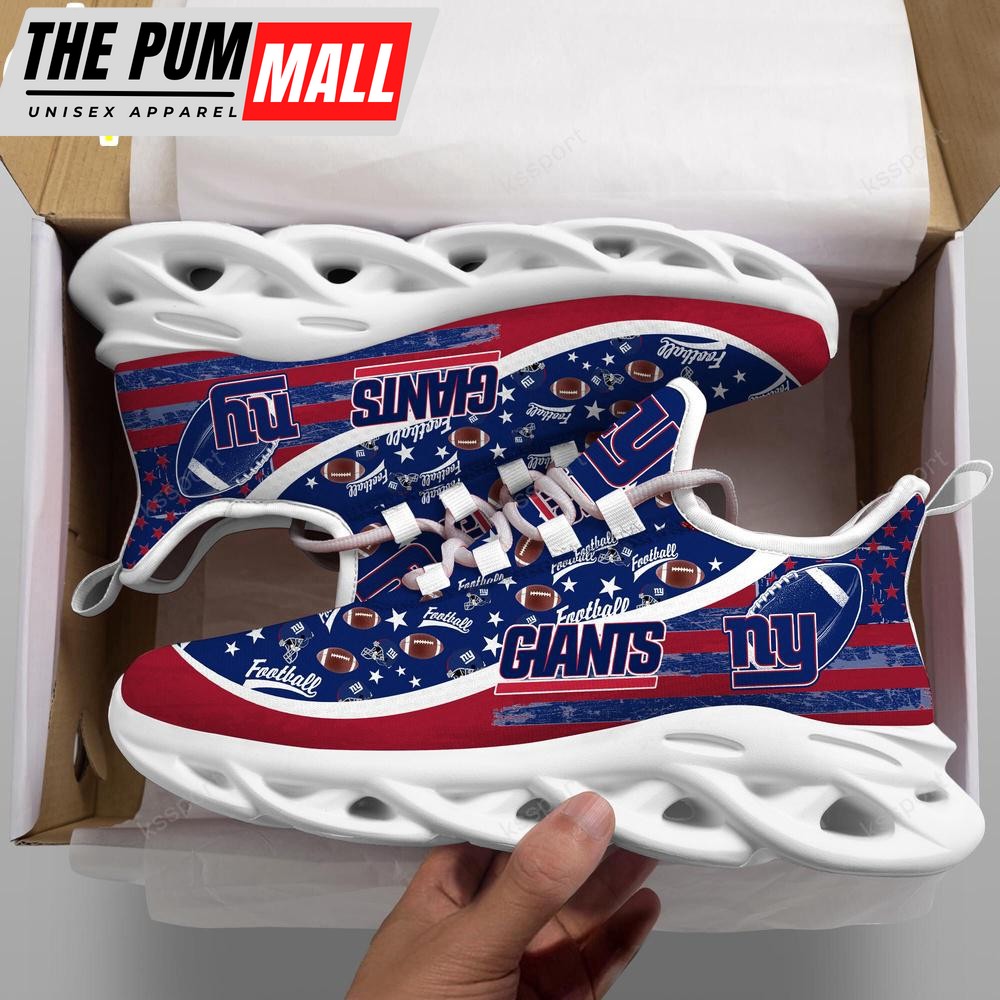 New York Giants NFL Clunky Sport Max Soul Shoes New Design For Fans