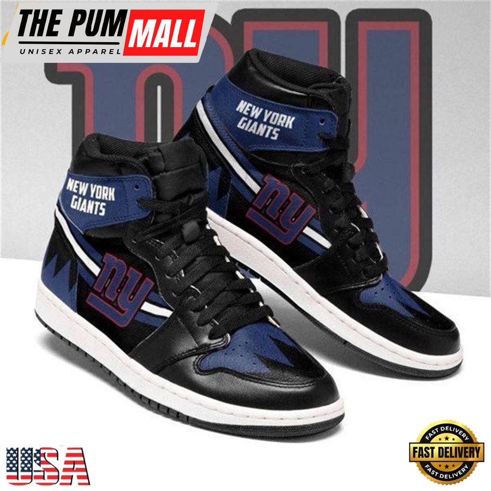 New York Giants Nfl Football Air Jd Sneaker Boots Shoes For Men Women