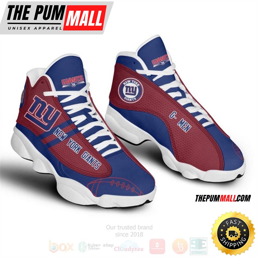 New York Giants Nfl Football Team Air Jd 13 Shoes