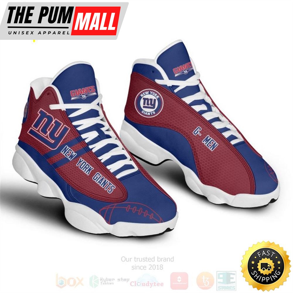 New York Giants Nfl Football Team Air Jd 13 Shoes
