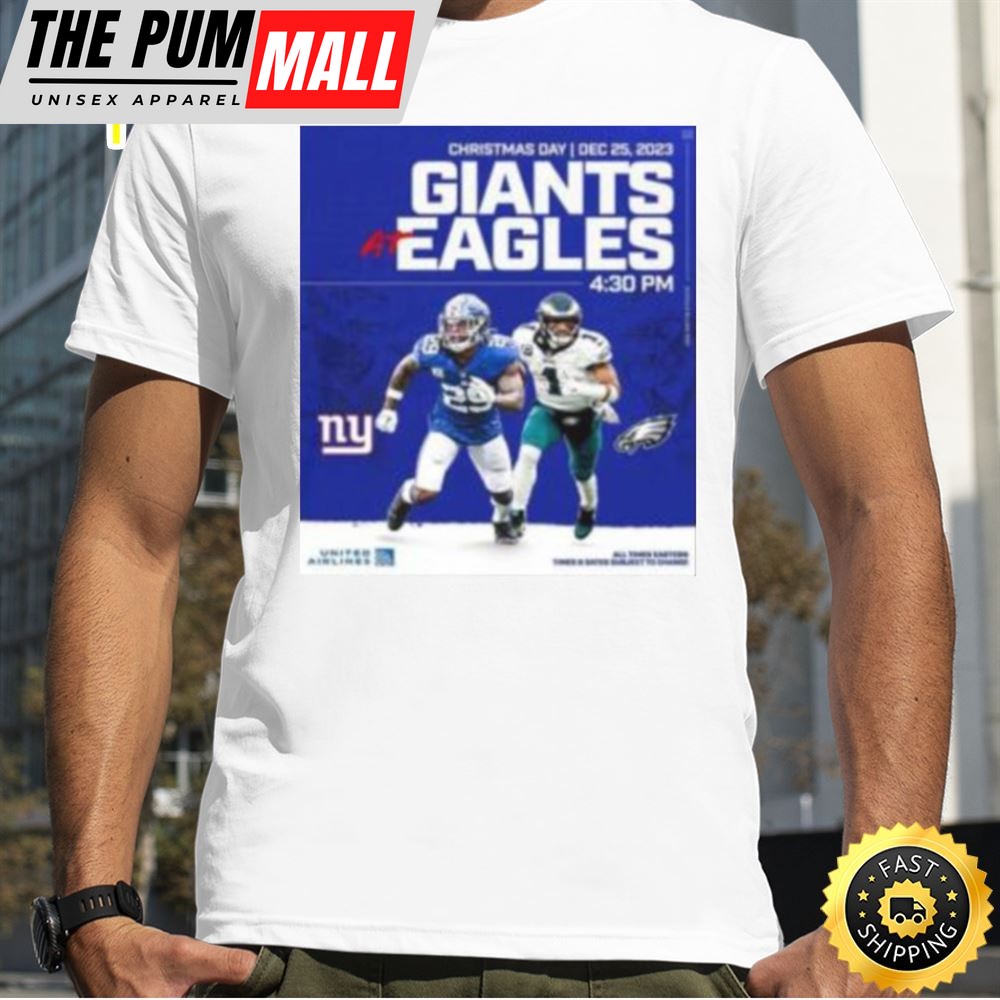 New York Giants Vs Philadelphia Eagles For Christmas Day In 2025 Nfl Schedule Release Shirt