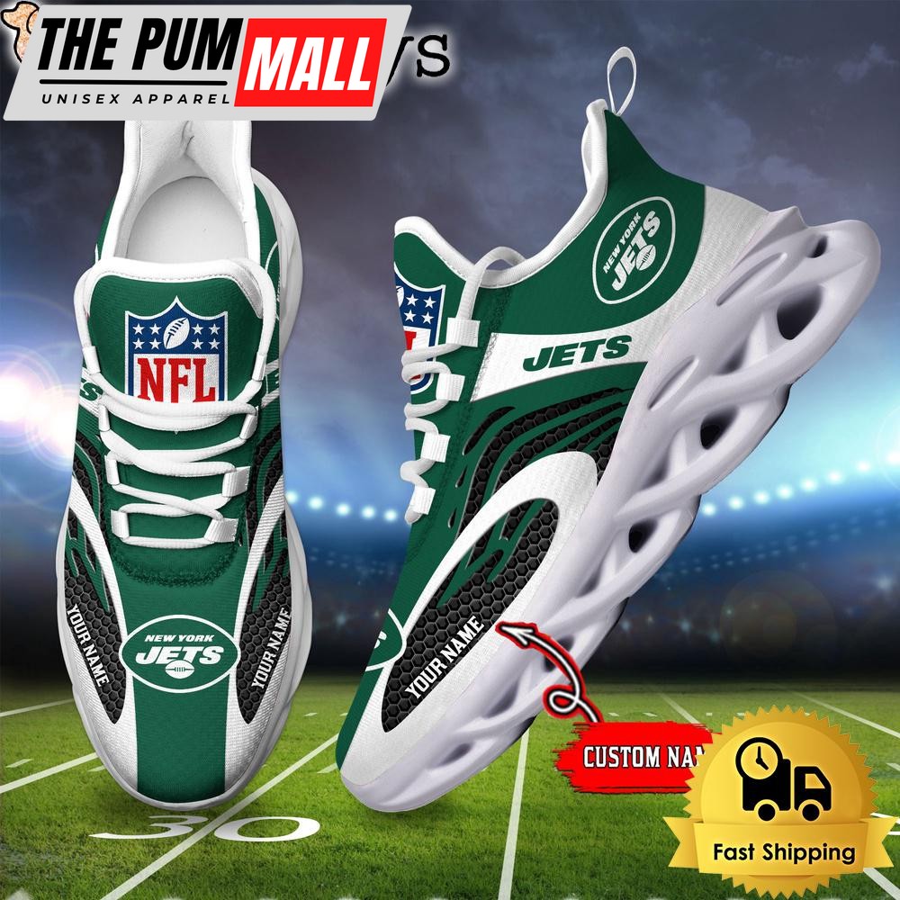 New York Jets Custom Max Soul Shoes