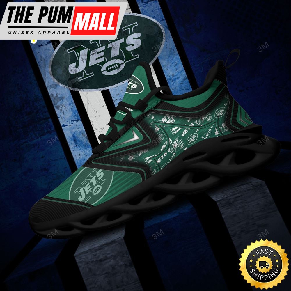 New York Jets NFL Clunky Shoes Running Adults Sports Sneakers Gift For Football