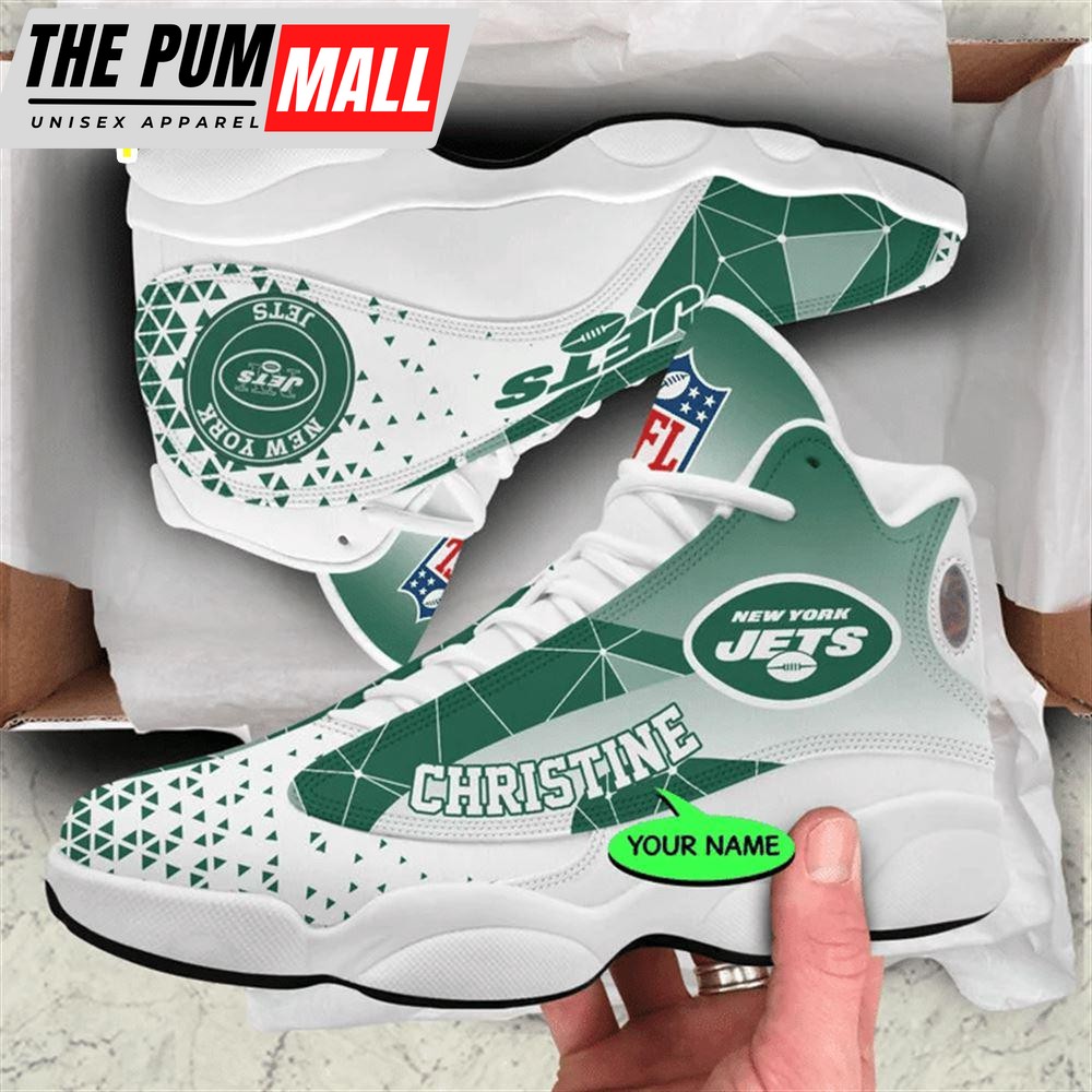 New York Jets NFL Personalized Jordan 13 Shoes Gift For Fans Sport