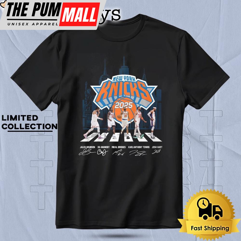 New York Knicks Team 2025 T Shirt
