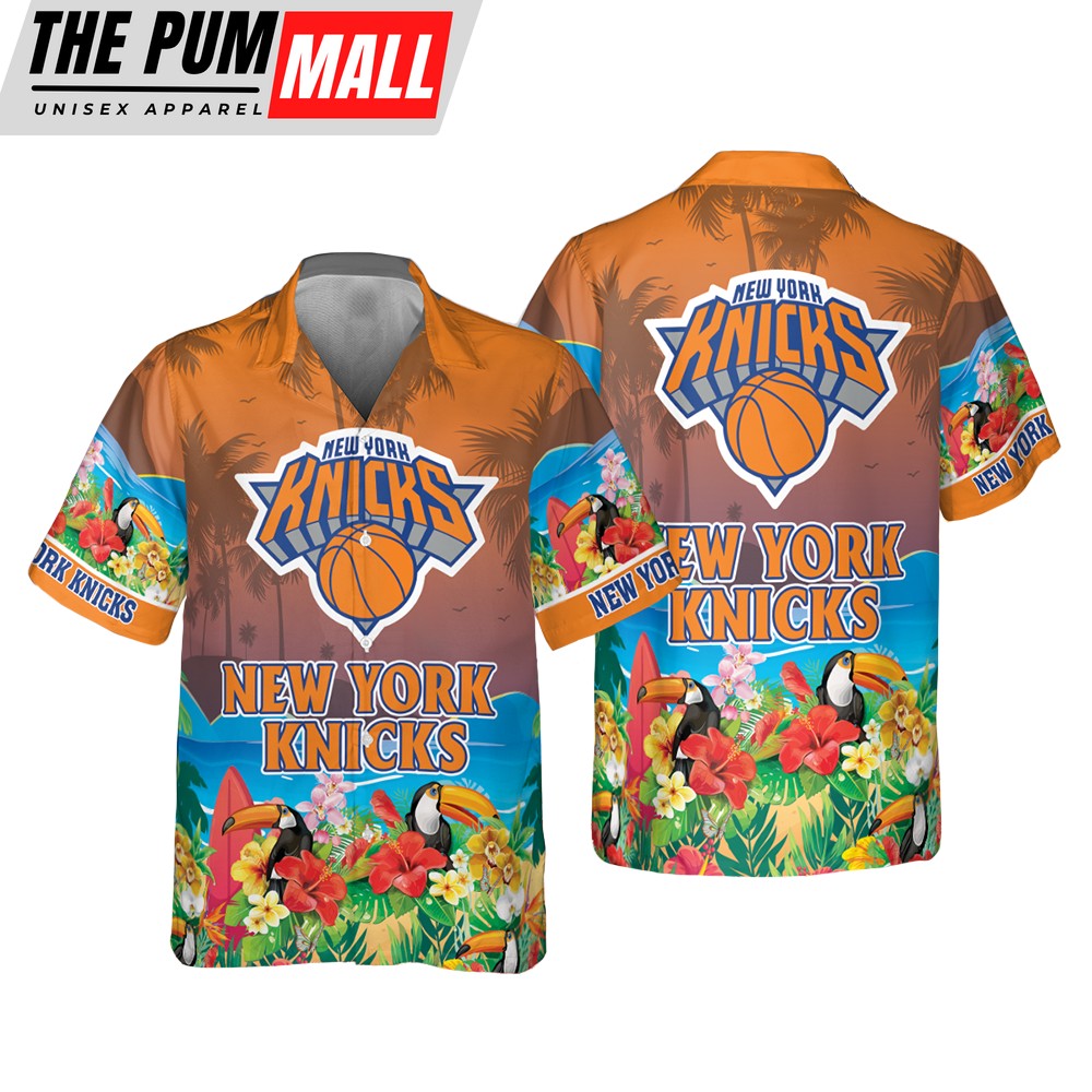 New York Knicks Tropical Island Summer NBA Hawaiian Shirt