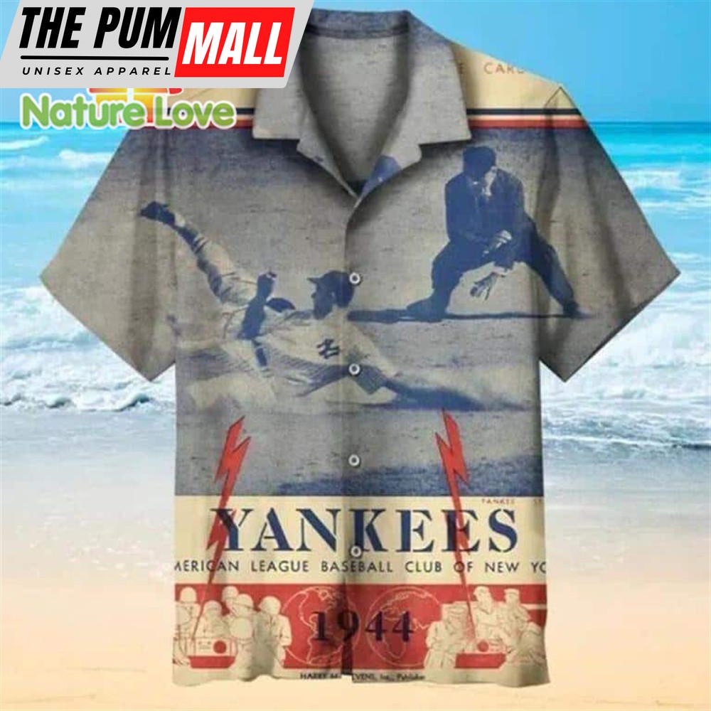 New York Yankees 1944 Vintage Hawaiian Shirt
