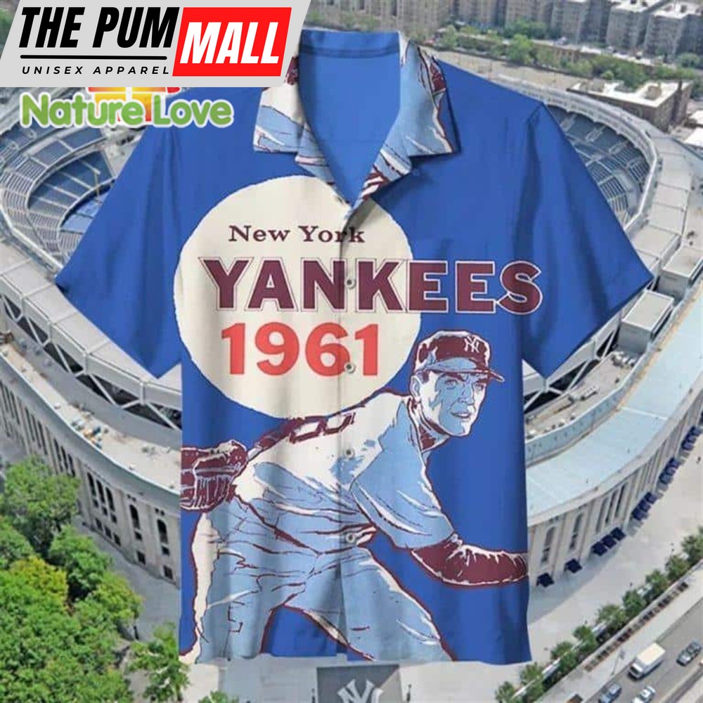 New York Yankees 1961 Vintage Hawaiian Shirt