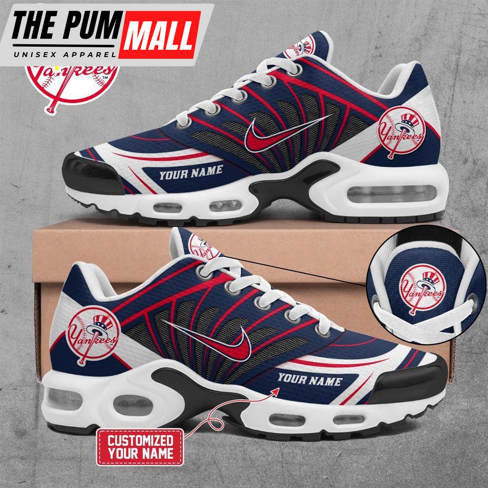 New York Yankees 2024 New Shoes, Air Max Plus Shoes