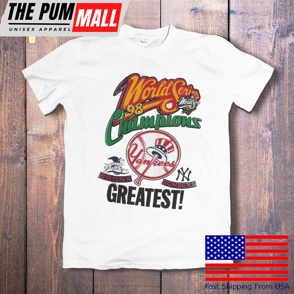 New York Yankees World Series Champions 1998 T-Shirt