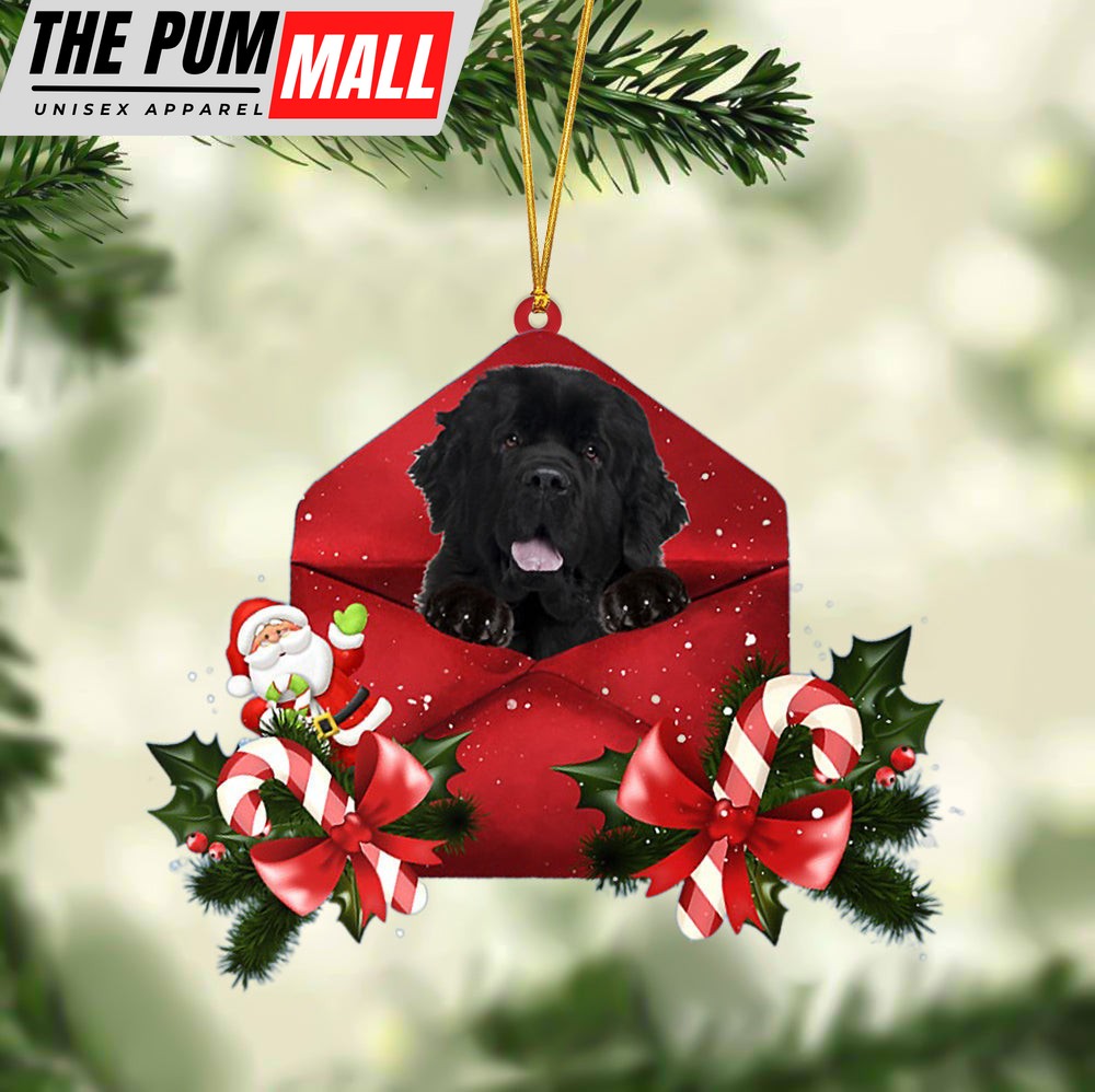 Newfoundland Christmas Letter Ornament – Car Ornament – Gifts For Pet Owners Limited Edition