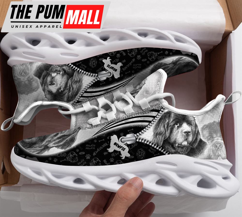 Newfoundland Sketch Max Soul Shoes For Women Men Kid, Gift For Dog Lover