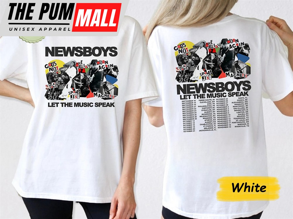 Newsboys 2023 Let The Music Speak Tour Merch