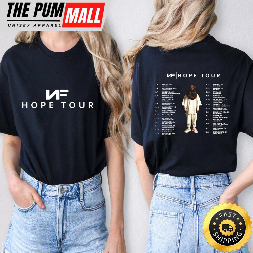 NF Rapper Hope Tour 2024 T Shirt