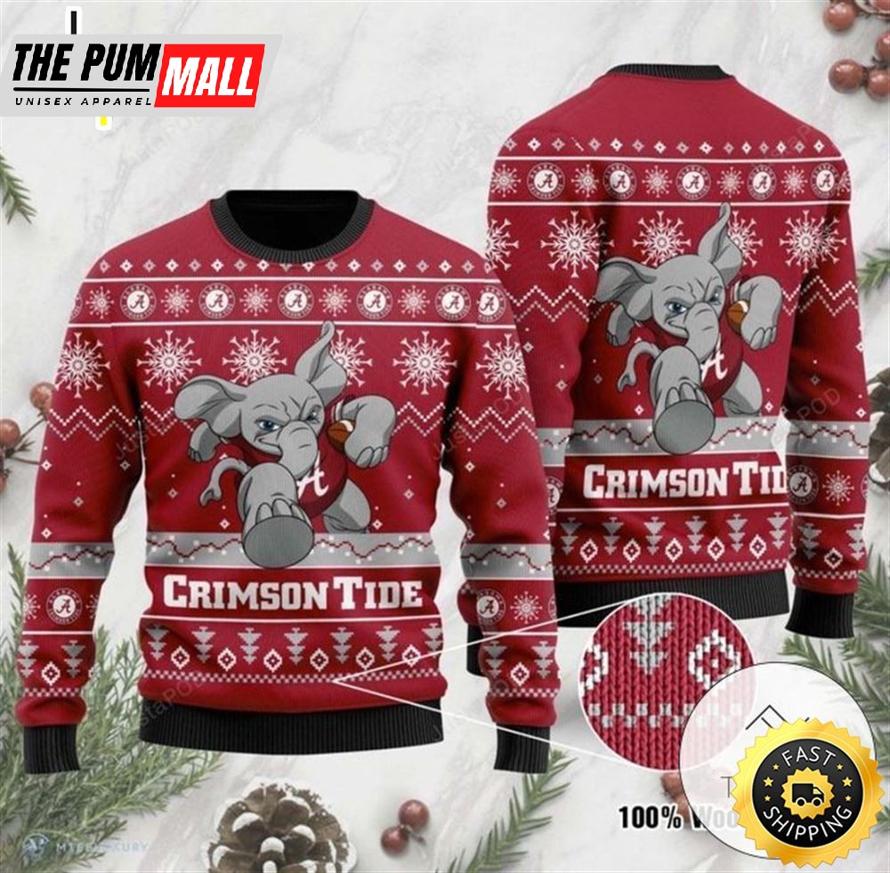 NFL Alabama Crimson Tide Football Ugly Christmas Sweater
