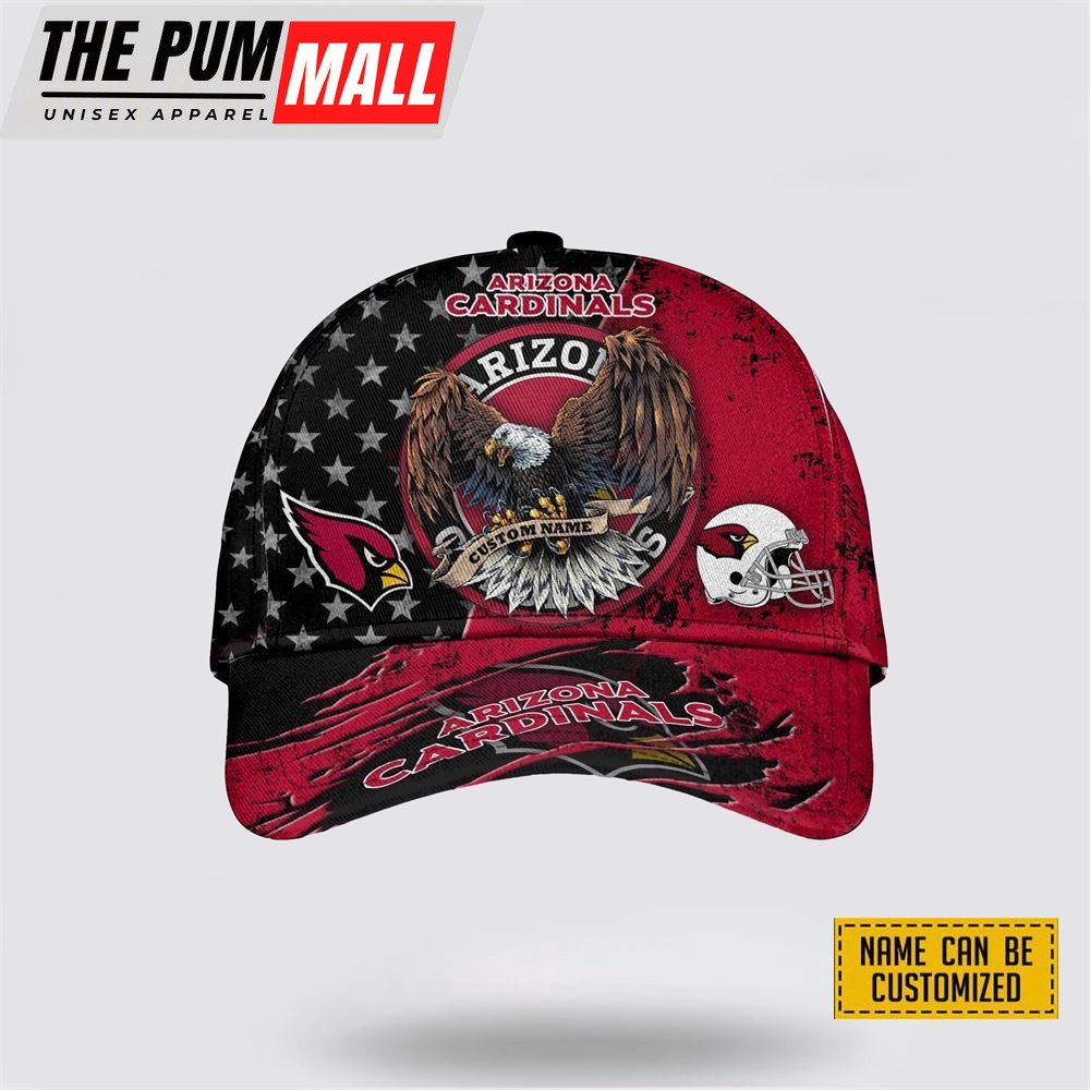 NFL Arizona Cardinals Cap 3D Personalized Classic Eagles Hats Show Your Team Spirit In Style