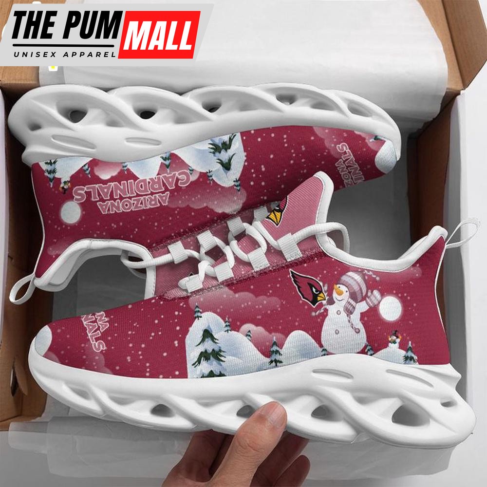 NFL Arizona Cardinals Christmas Snowman Max Soul Shoes