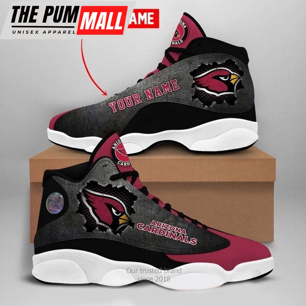 NFL Arizona Cardinals Football Team Custom Air Jd 13 Shoes