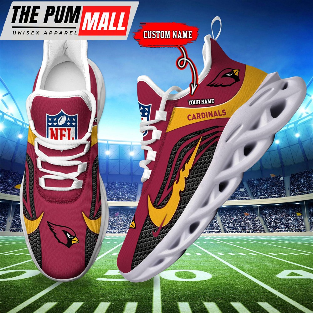 NFL Arizona Cardinals Football Team New Design Max Soul Shoes Sneaker