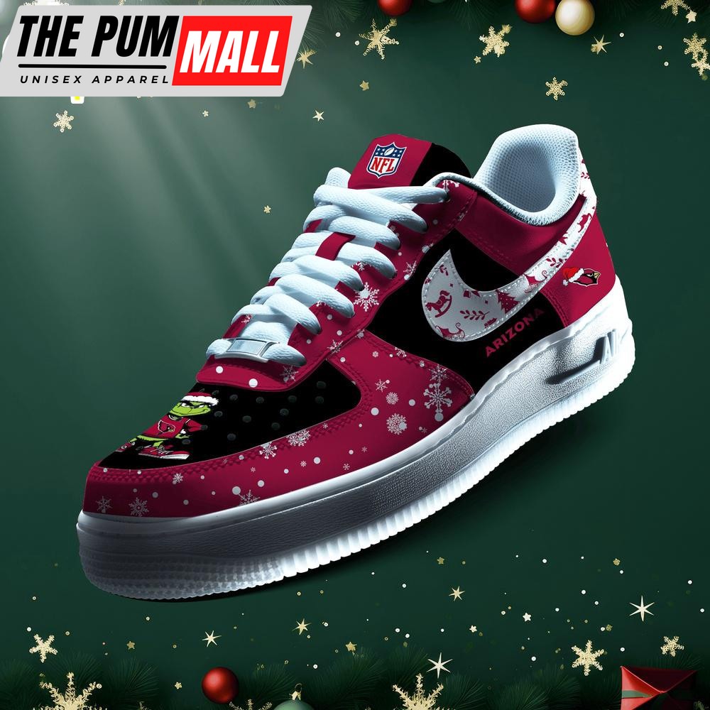 NFL Arizona Cardinals Grinch Merry Christmas Sport Air Force 1 Shoes