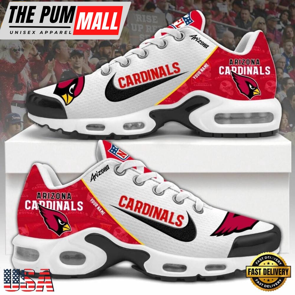 NFL Arizona Cardinals Logo 2025 Custom Air Max Plus Shoes Running Sneakers
