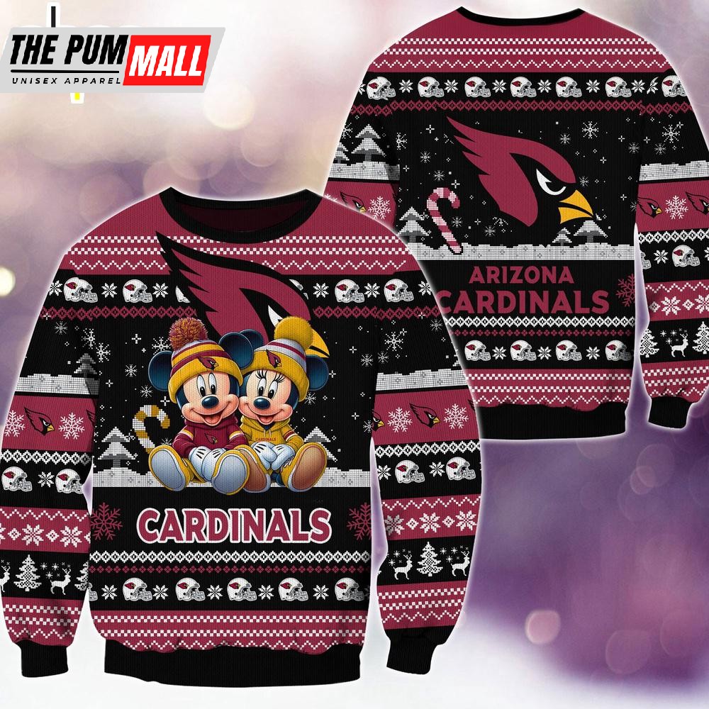 nfl-arizona-cardinals-mickey-and-minnie-cute-christmas-ugly-sweater-ybyc758k NFL Arizona Cardinals Mickey And Minnie Cute Christmas Ugly Sweater