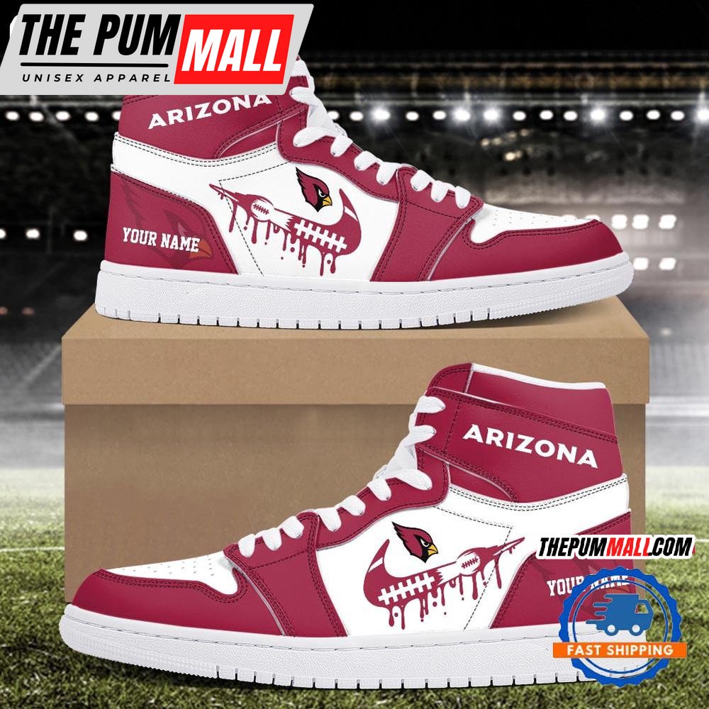 NFL Arizona Cardinals New Season Custom Air Jd 1 Hightop Shoes