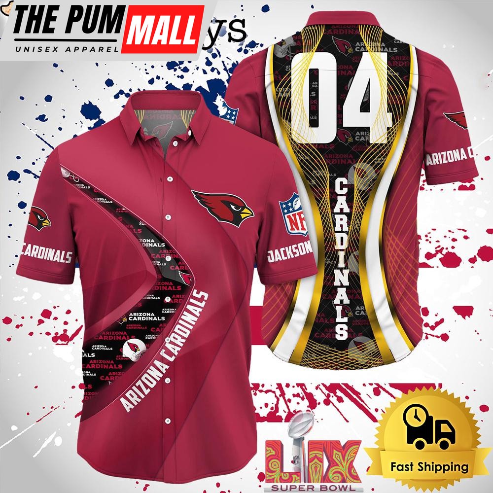 NFL Arizona Cardinals Super Bowl LIX Fans Custom Hawaiian Shirt