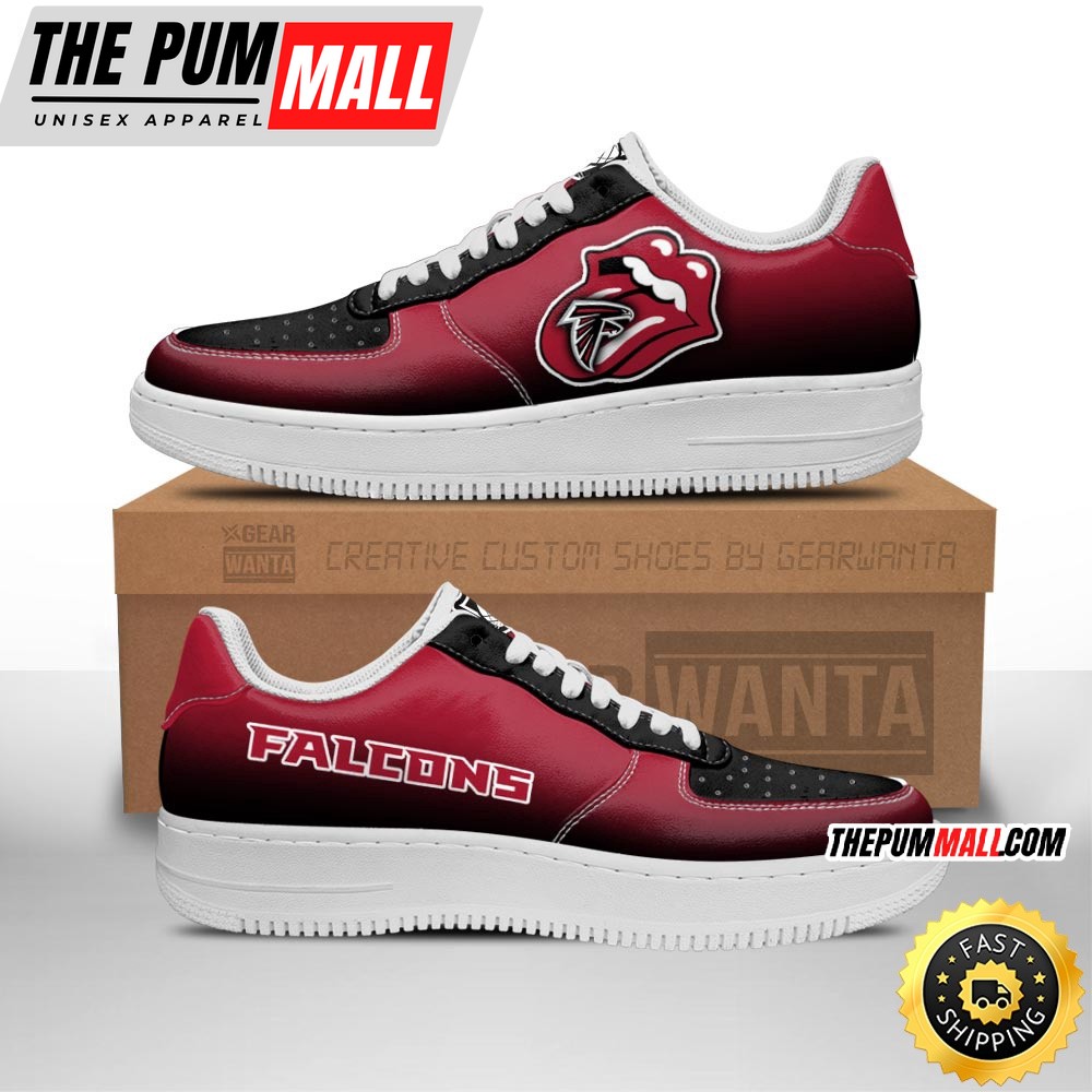NFL Atlanta Falcons Air Force 1 Shoes Sexy Lips For Fans