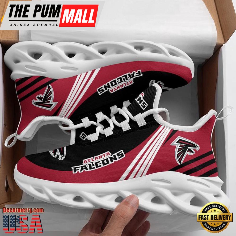 NFL Atlanta Falcons Basic Logo Max Soul Shoes , Running Sneakers Shoes